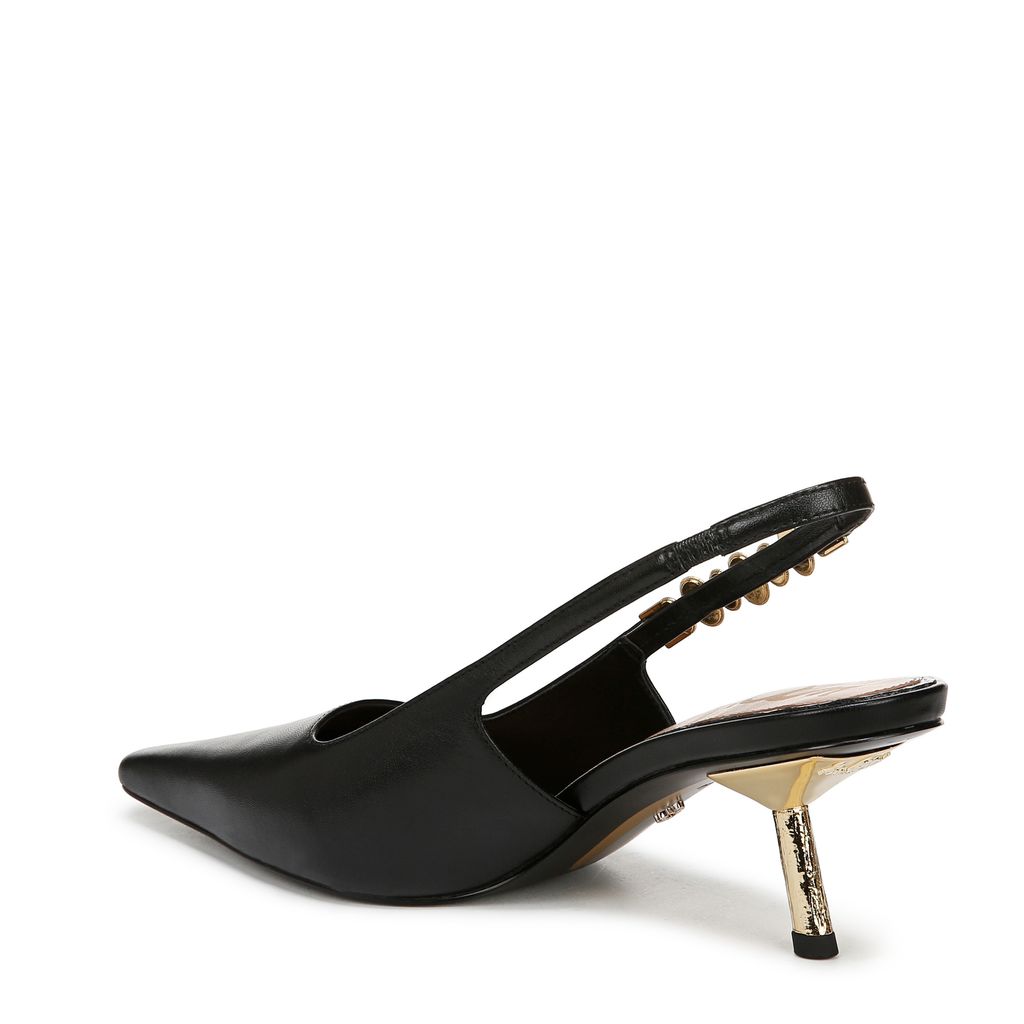 حذاء بيكر بكعب عالي مفتوح من الخلف