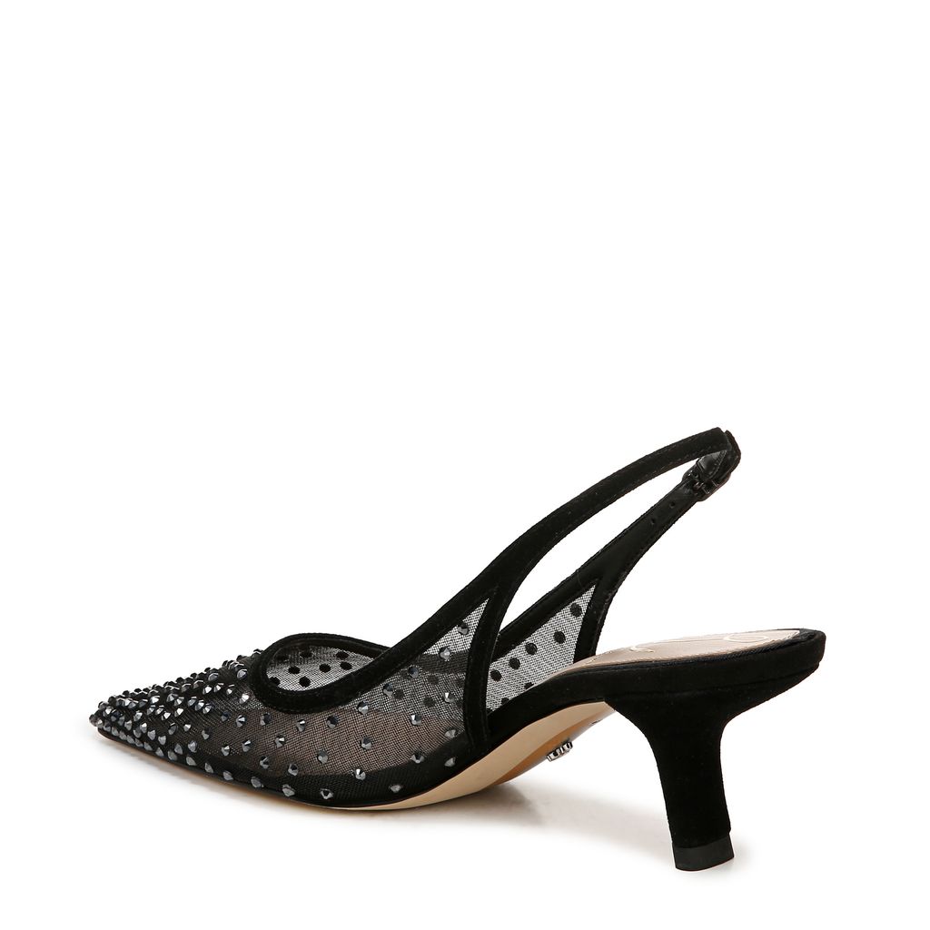 حذاء بيانكا شبكي بكعب مفتوح من الخلف