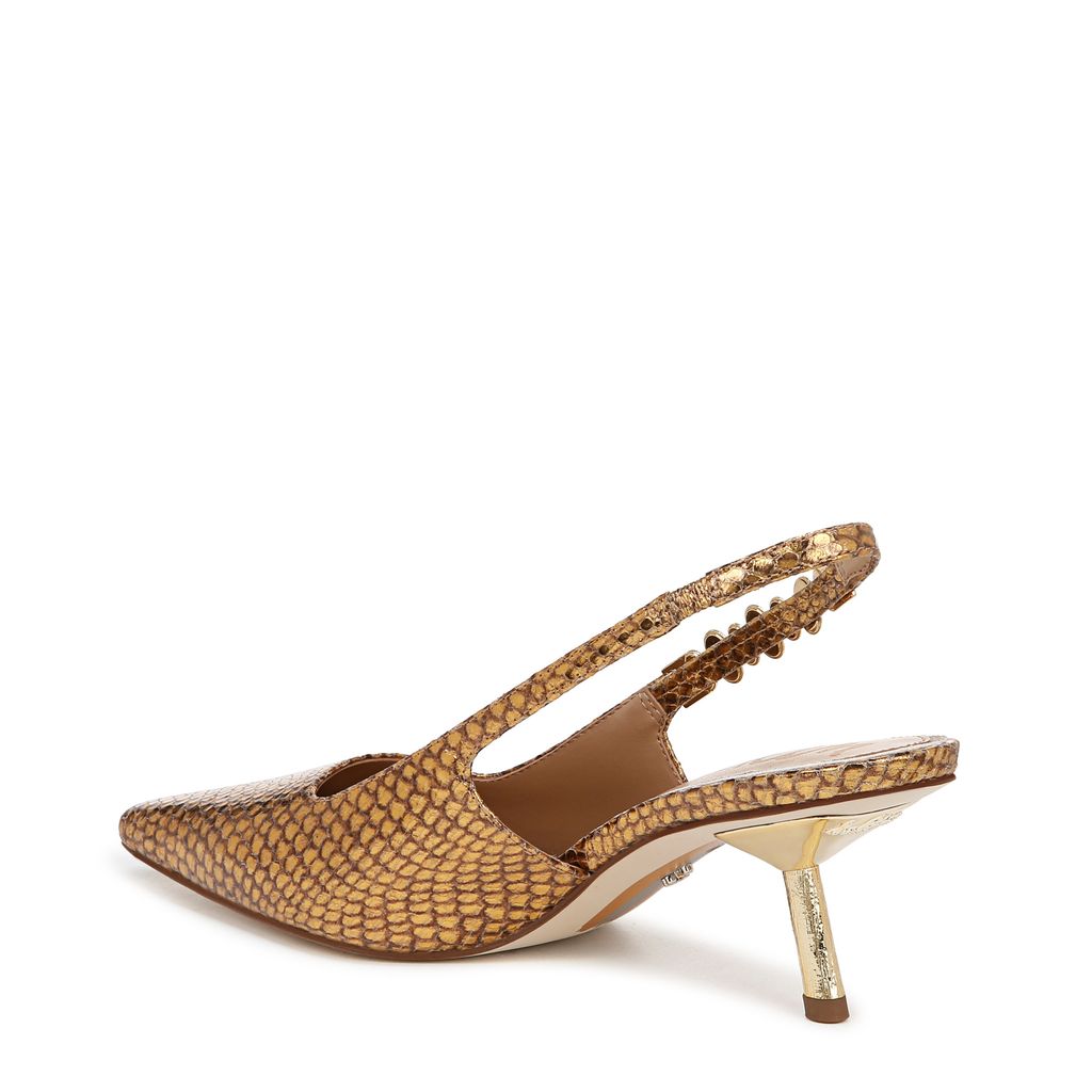 حذاء بيكر بكعب عالي مفتوح من الخلف